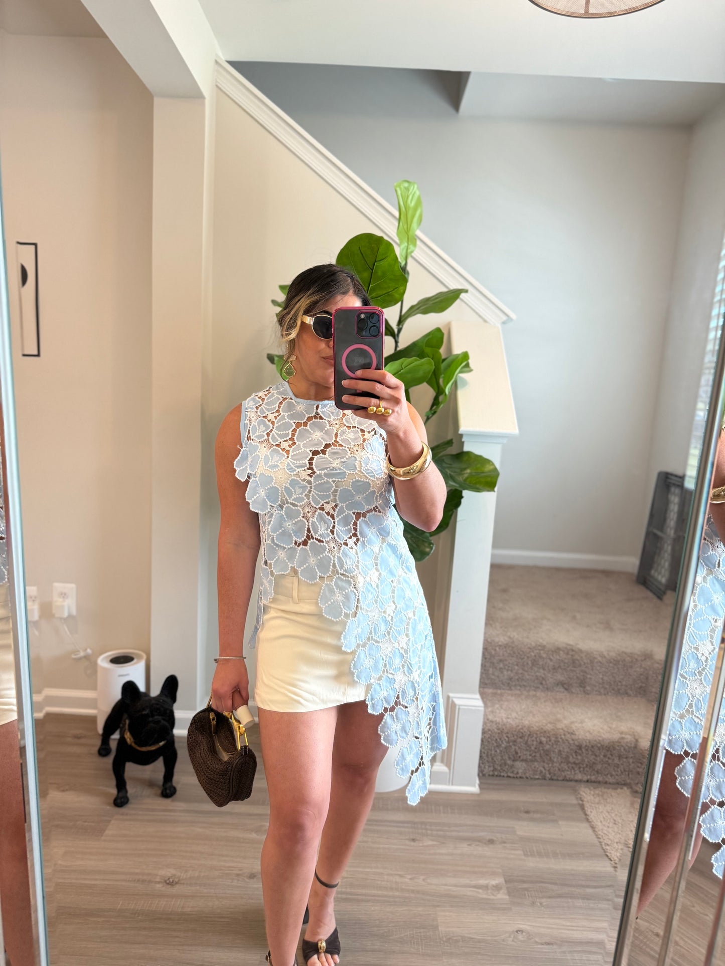 Bone white Skort