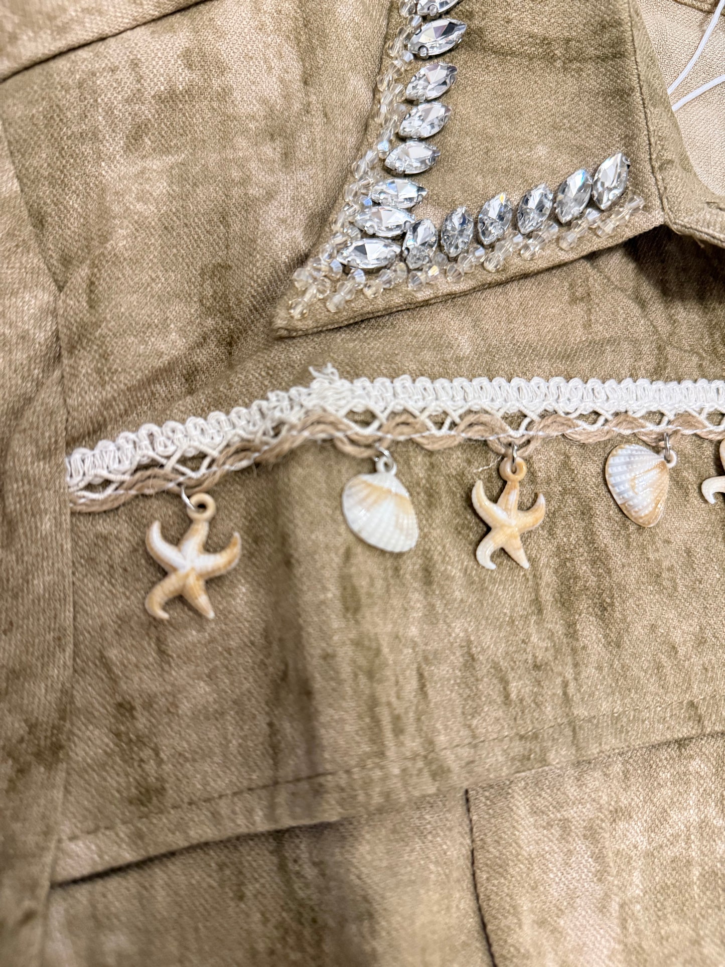 Khaki Sea Shell Pant Set