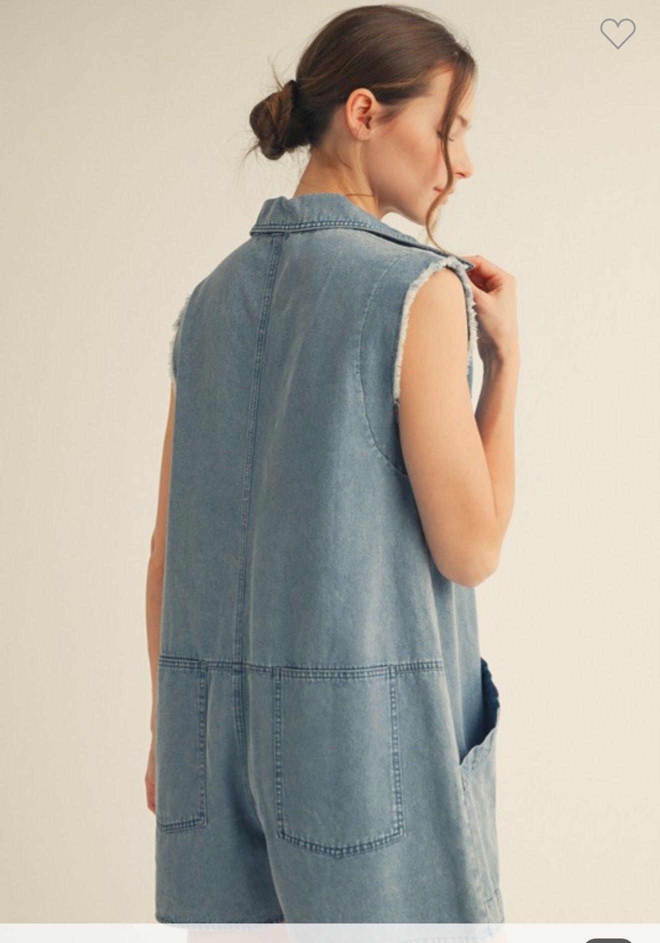 Denim Rebel Romper