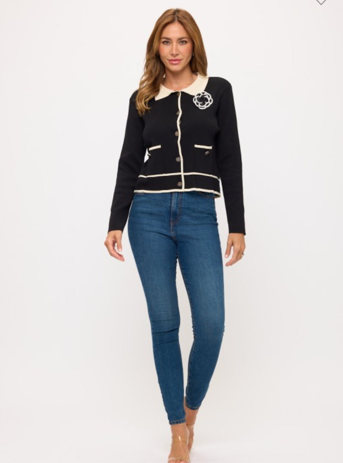 Chanel Flower Knit Sweater