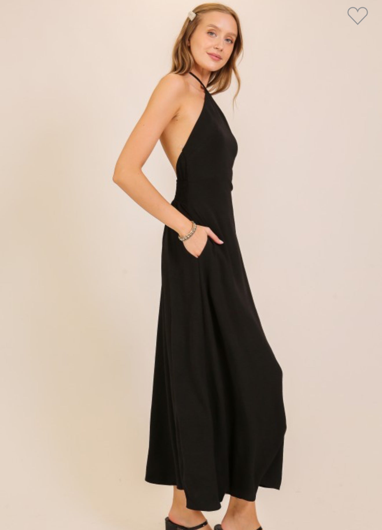 Black Resort Maxi Dress