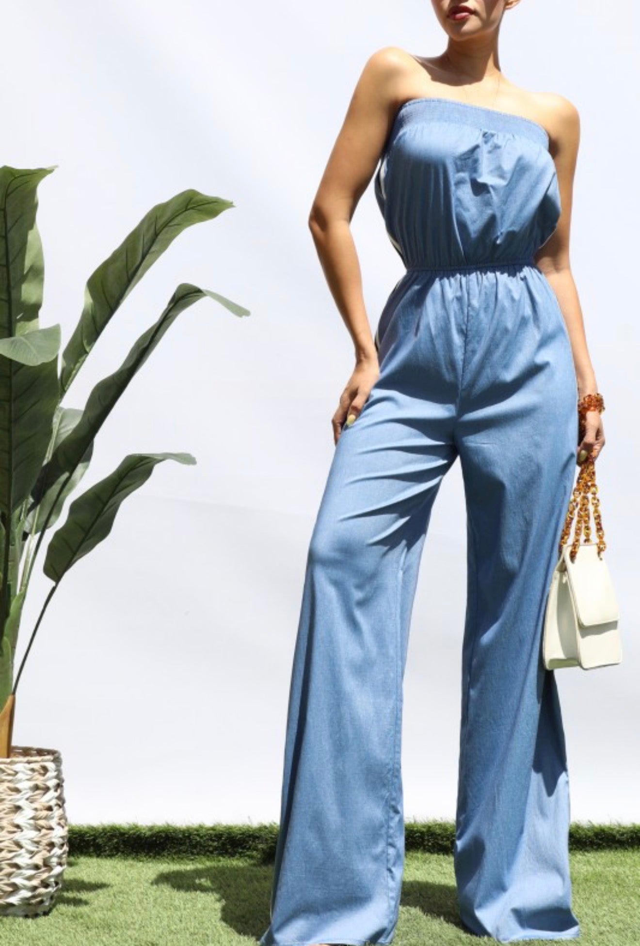 Celeste Denim Jumpsuit 🩵