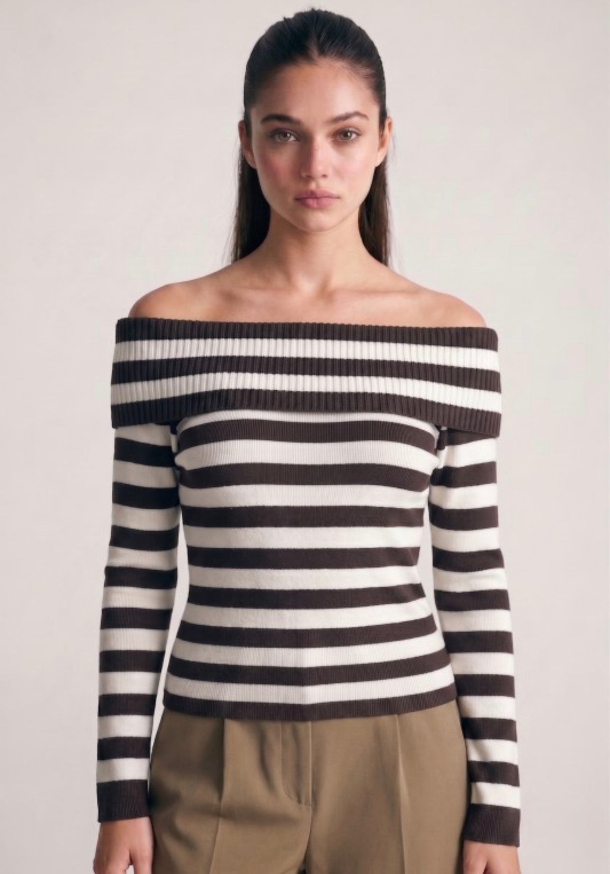 Chocolate Stripes Top