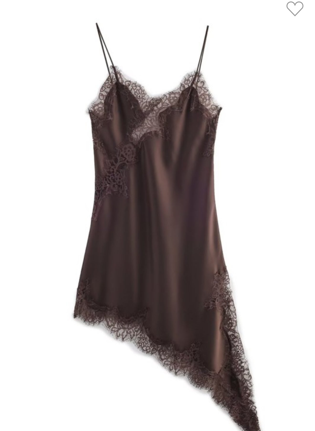 Satin Lace mini dress