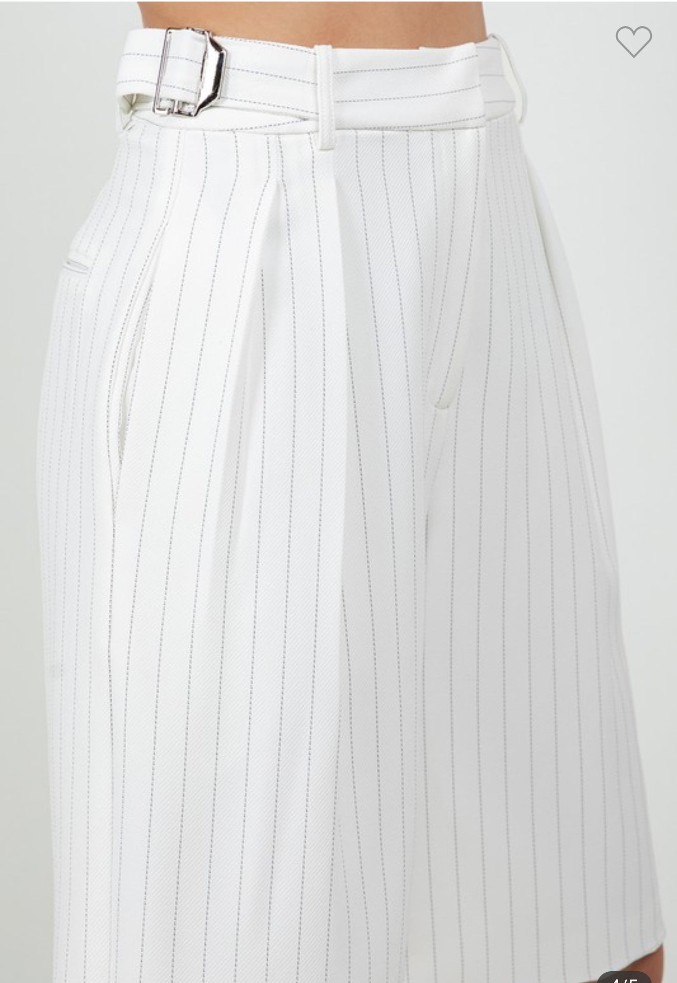 Black Stripe Bermuda Shorts