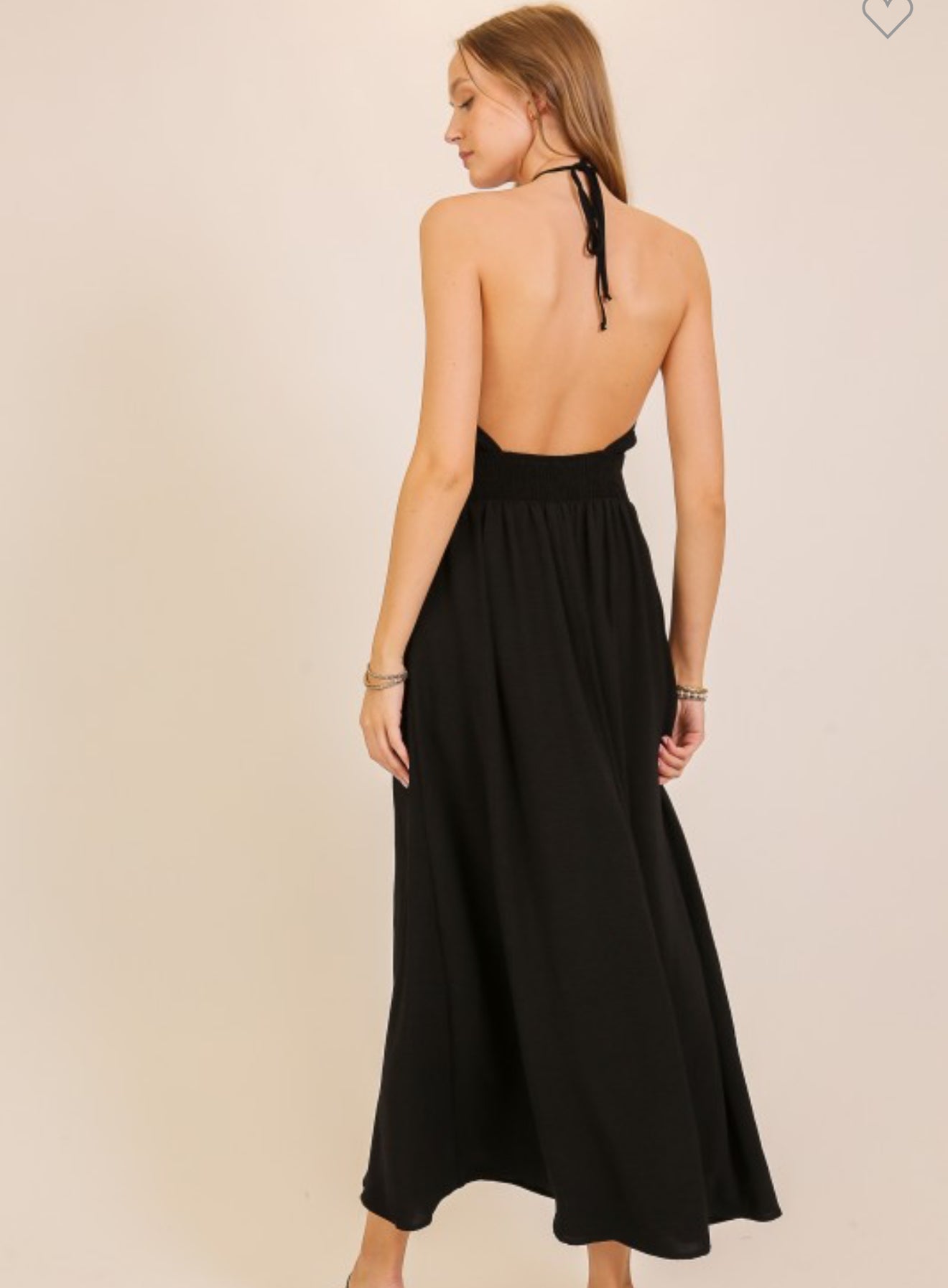 Black Resort Maxi Dress