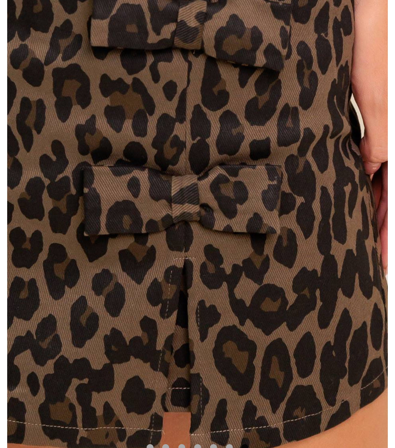 Leopard Skort