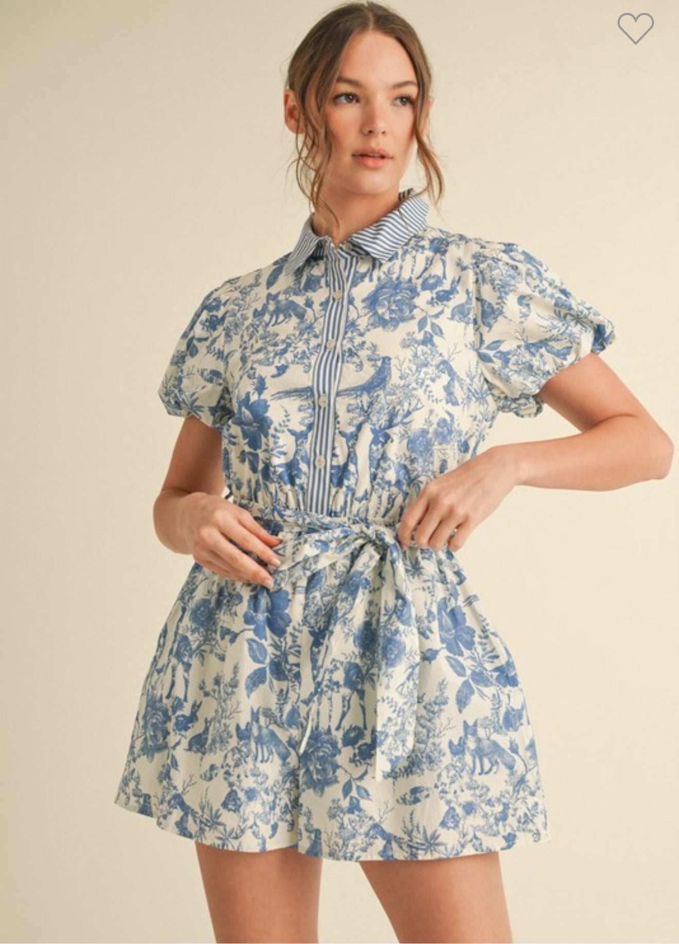 Florazul Puff Sleeve Romper