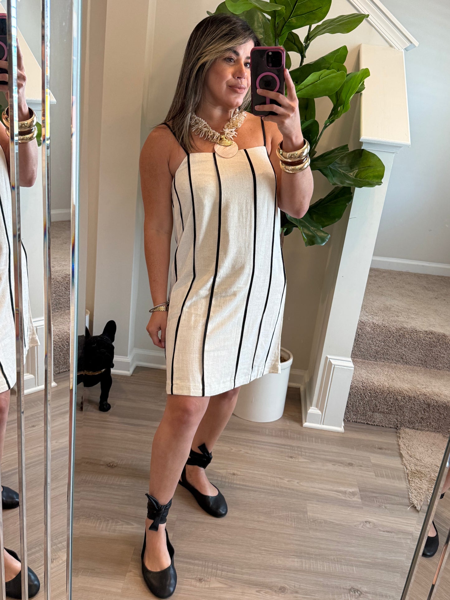 Black Tie in Capri Dress