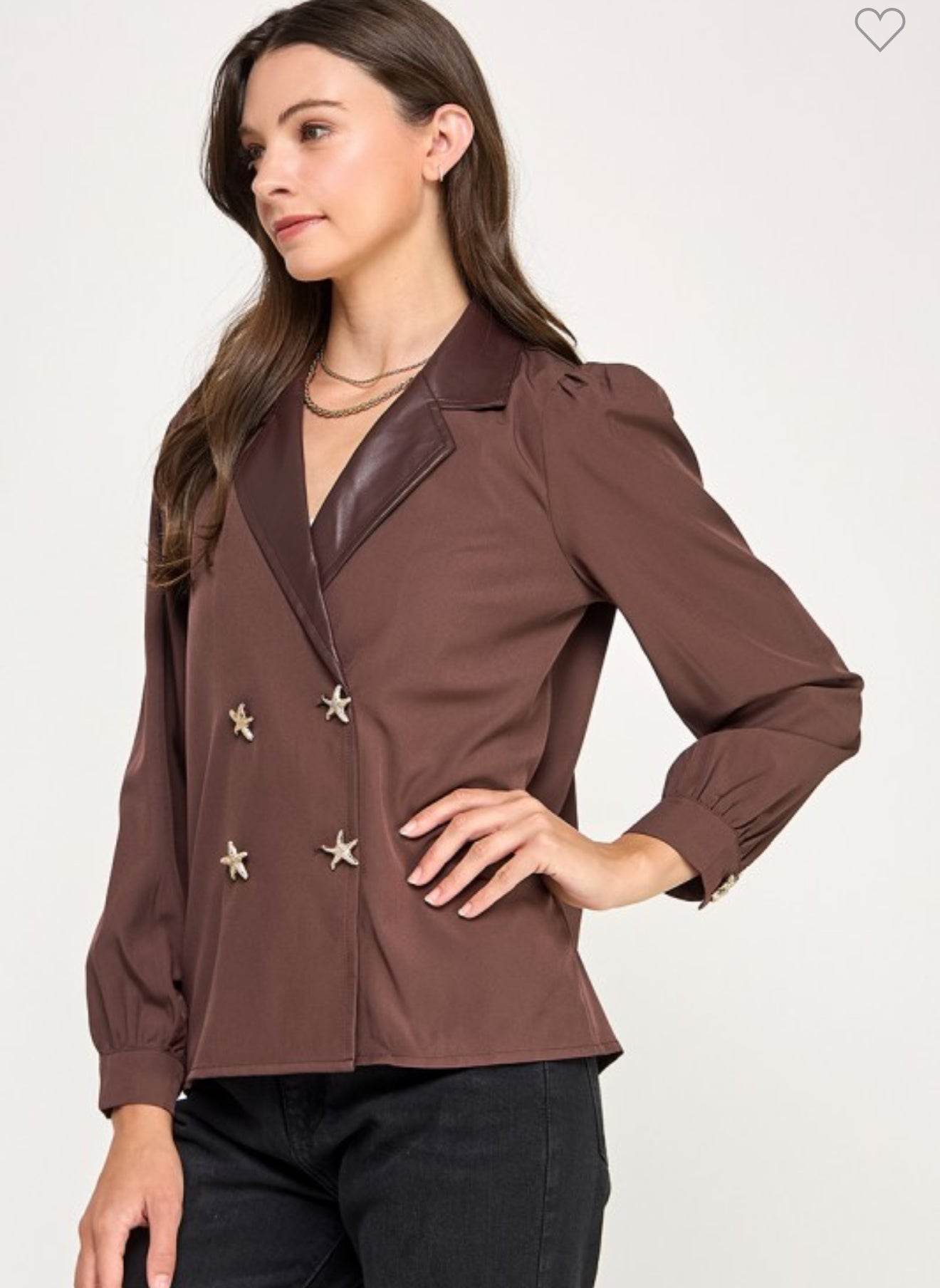 Brown Thin Blazer