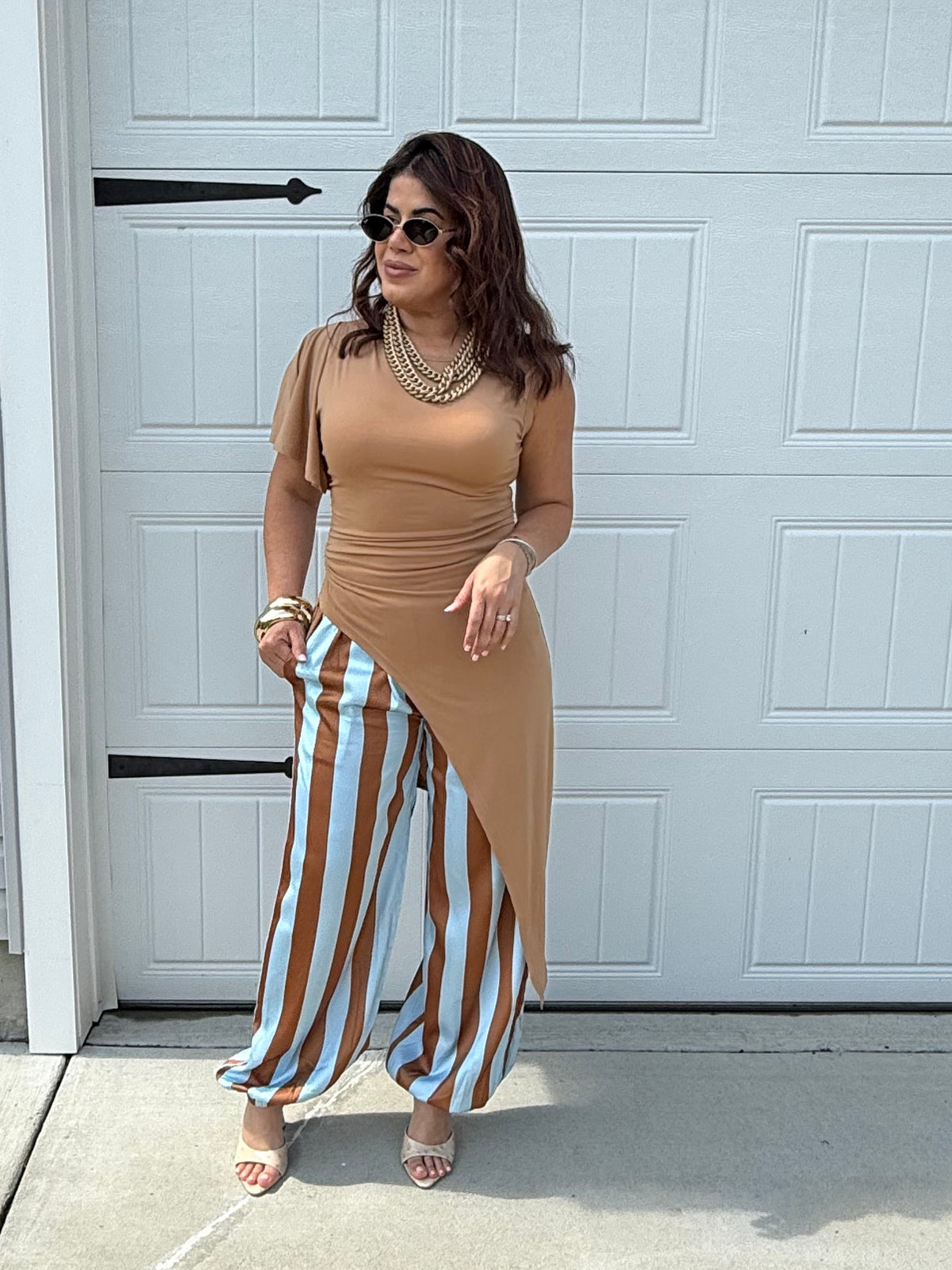 Between Seasons Stripe Pants ✨