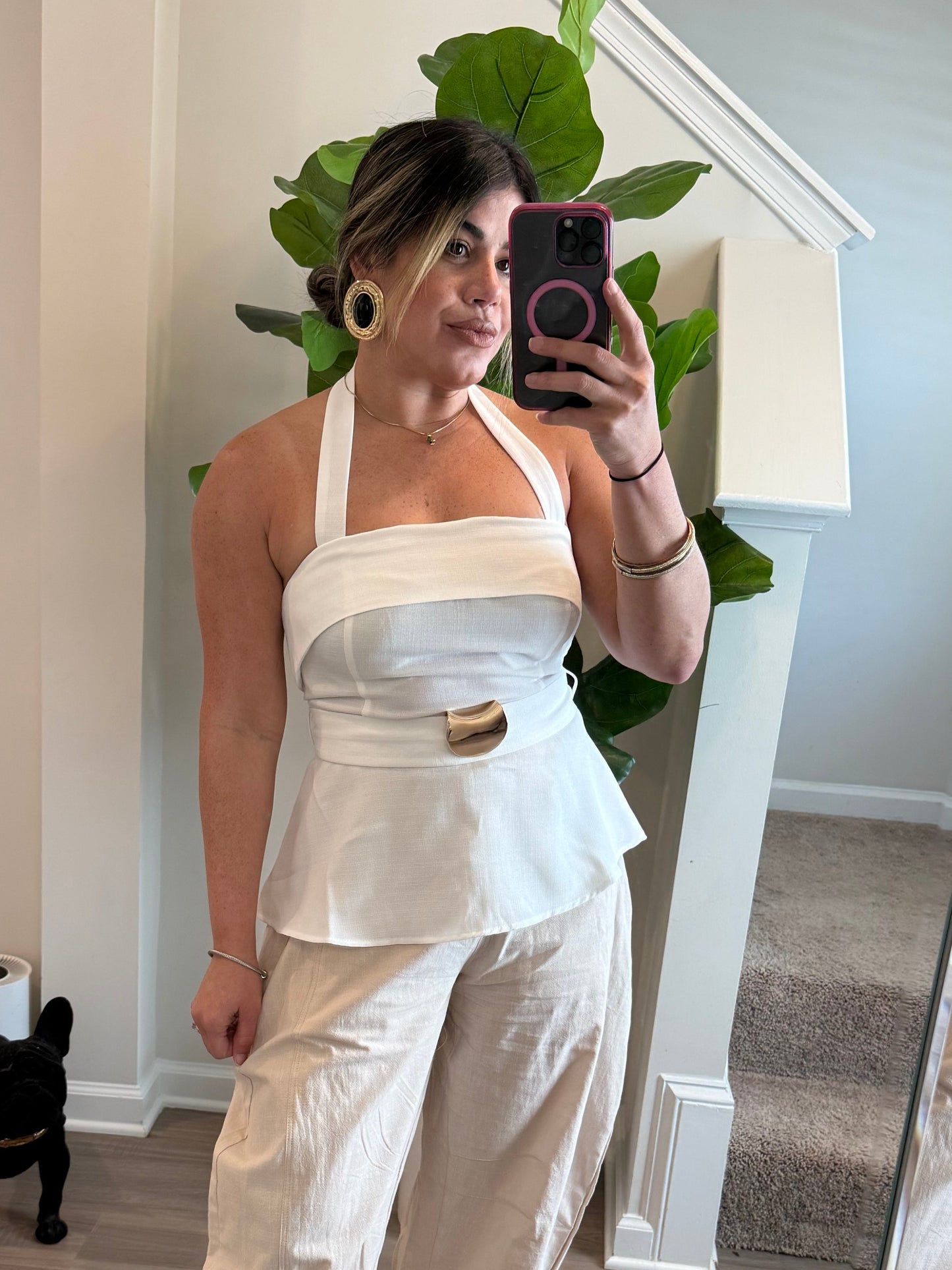 Amalfi Linen Barrel