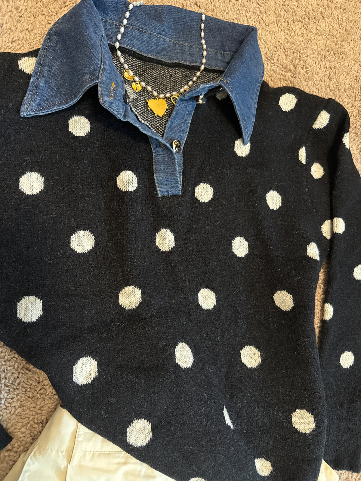Falling for Dots Sweater