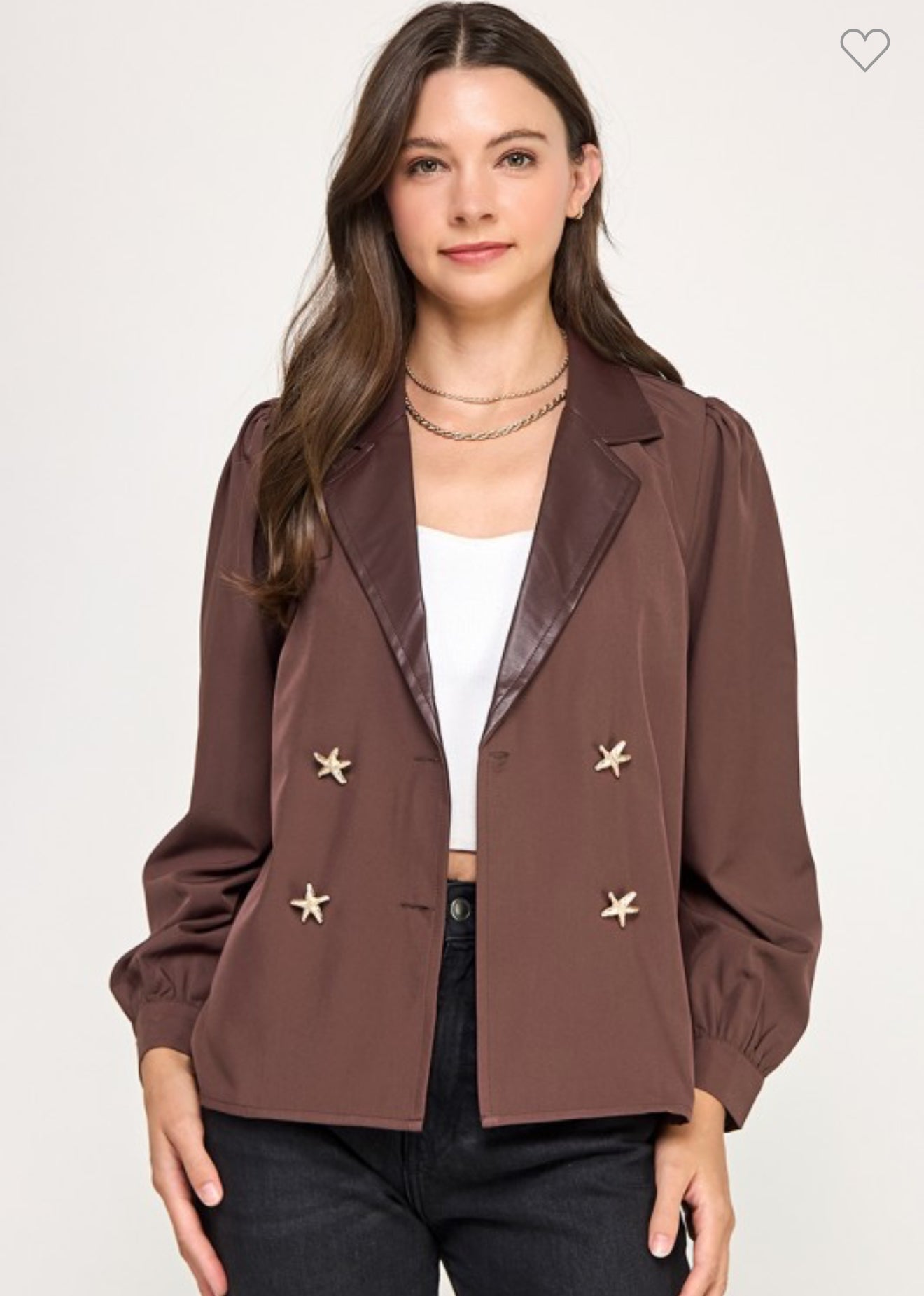 Brown Thin Blazer