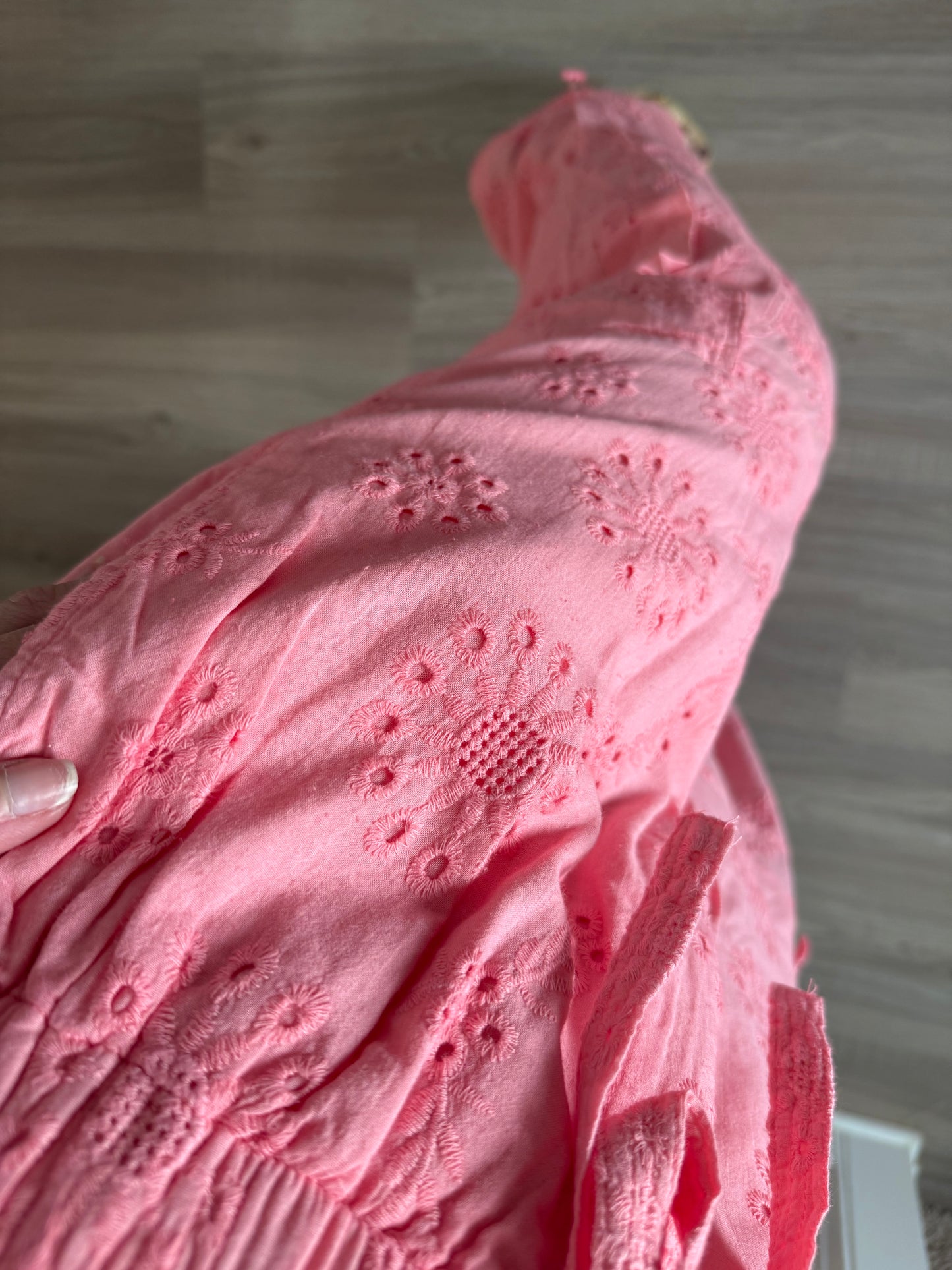 Pinky Eyelet Pants