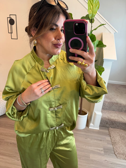 Olive green Napoleon Set