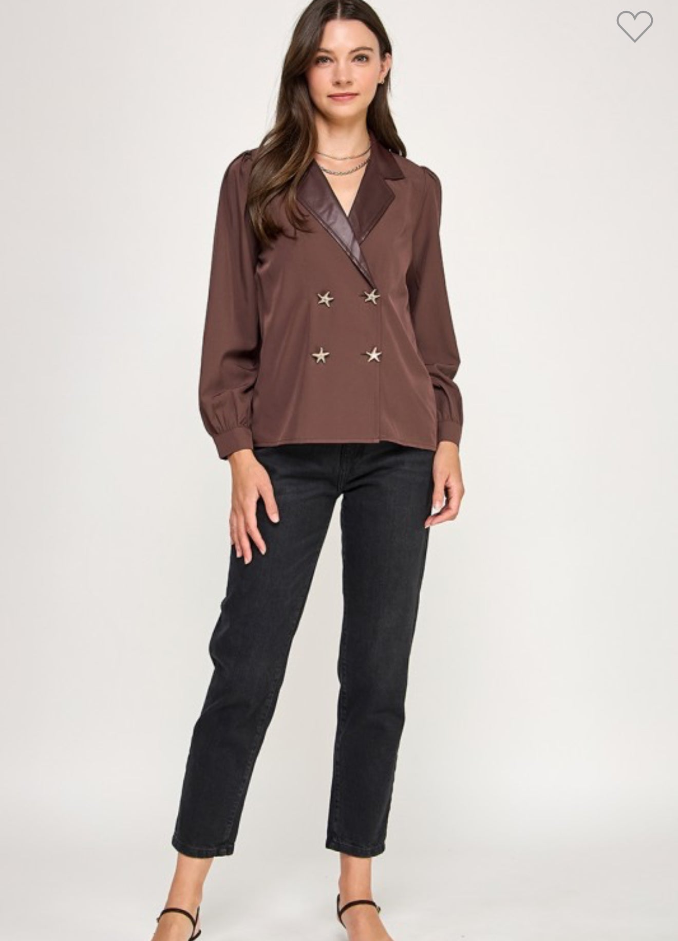 Brown Thin Blazer