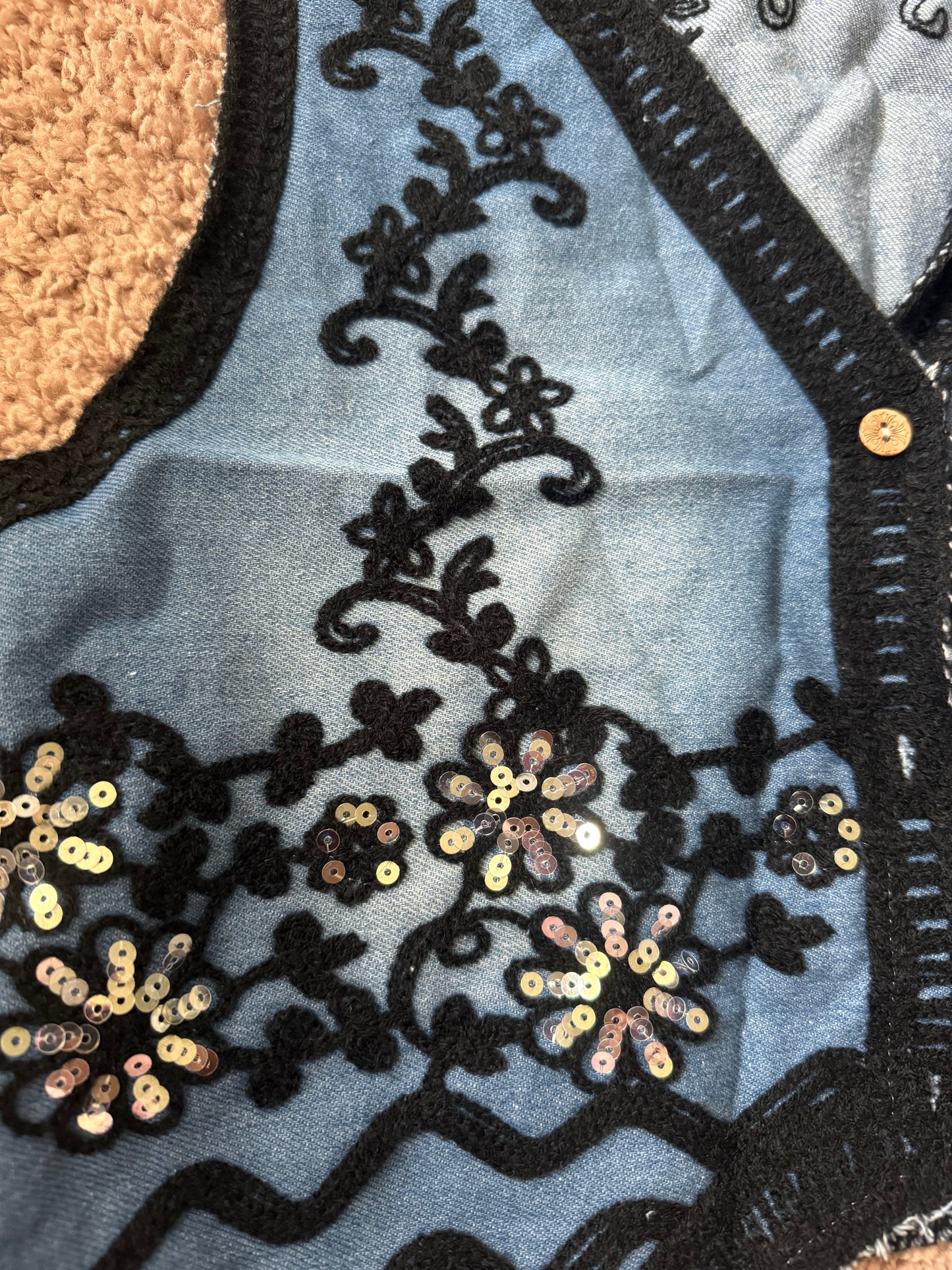 Black Crystal Vest