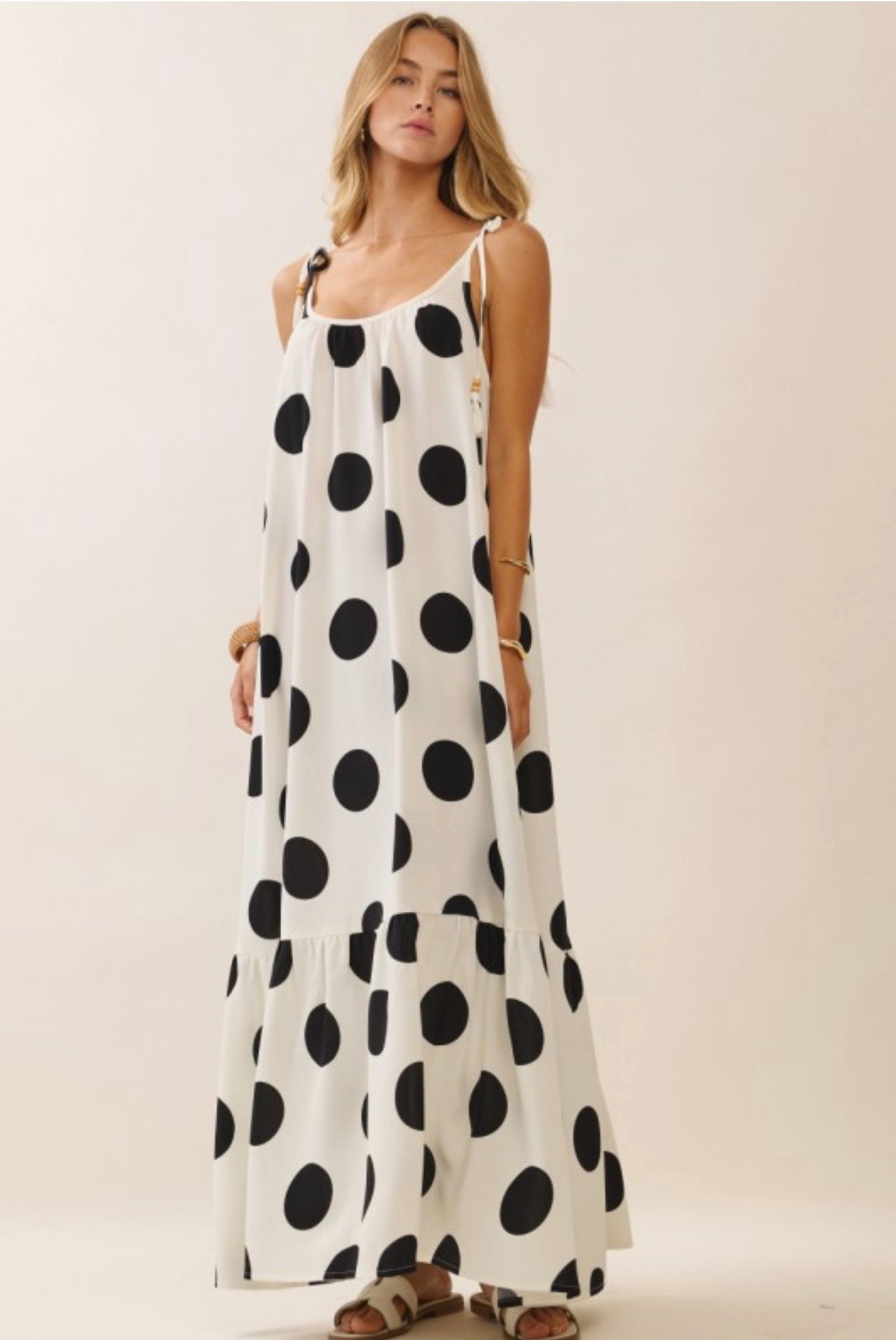 Polka Dot Loose Maxi