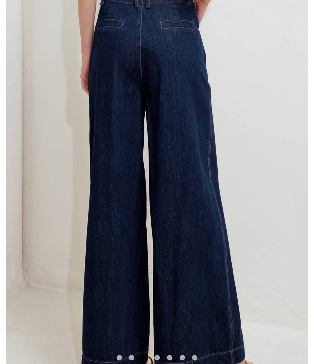 Gold Chain Denim Pants