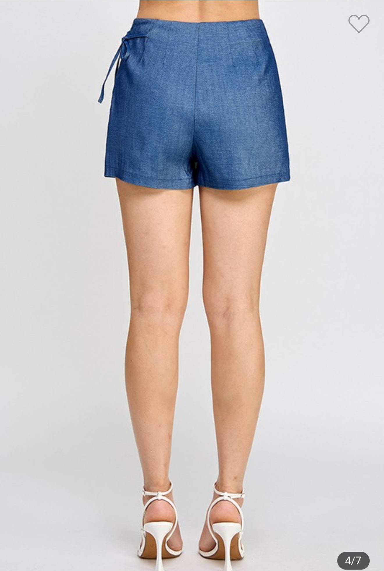 Dark Denim Skort