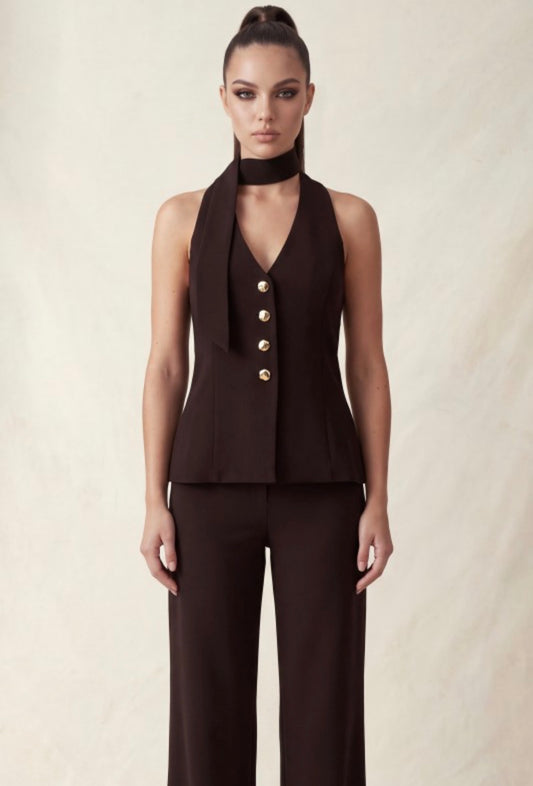 Olivia Scarf Neck Top