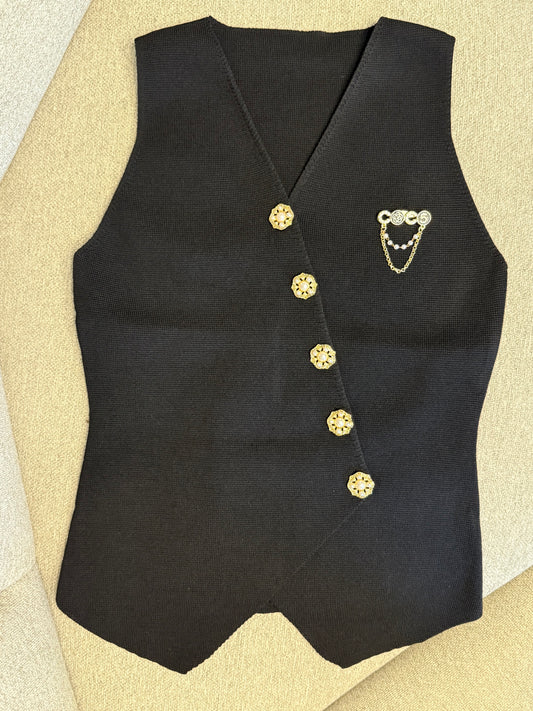 Coco 5 Black Vest