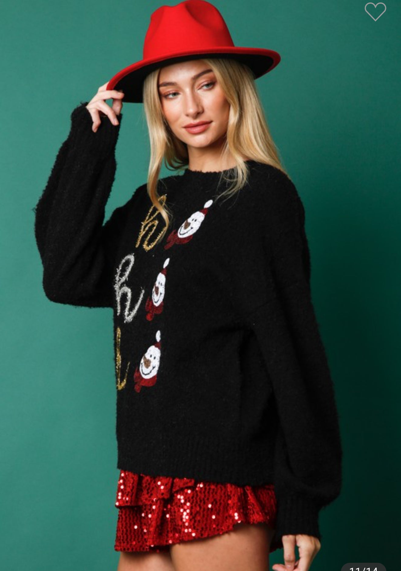 Ho ho ho  ⛄️ sequin Sweater