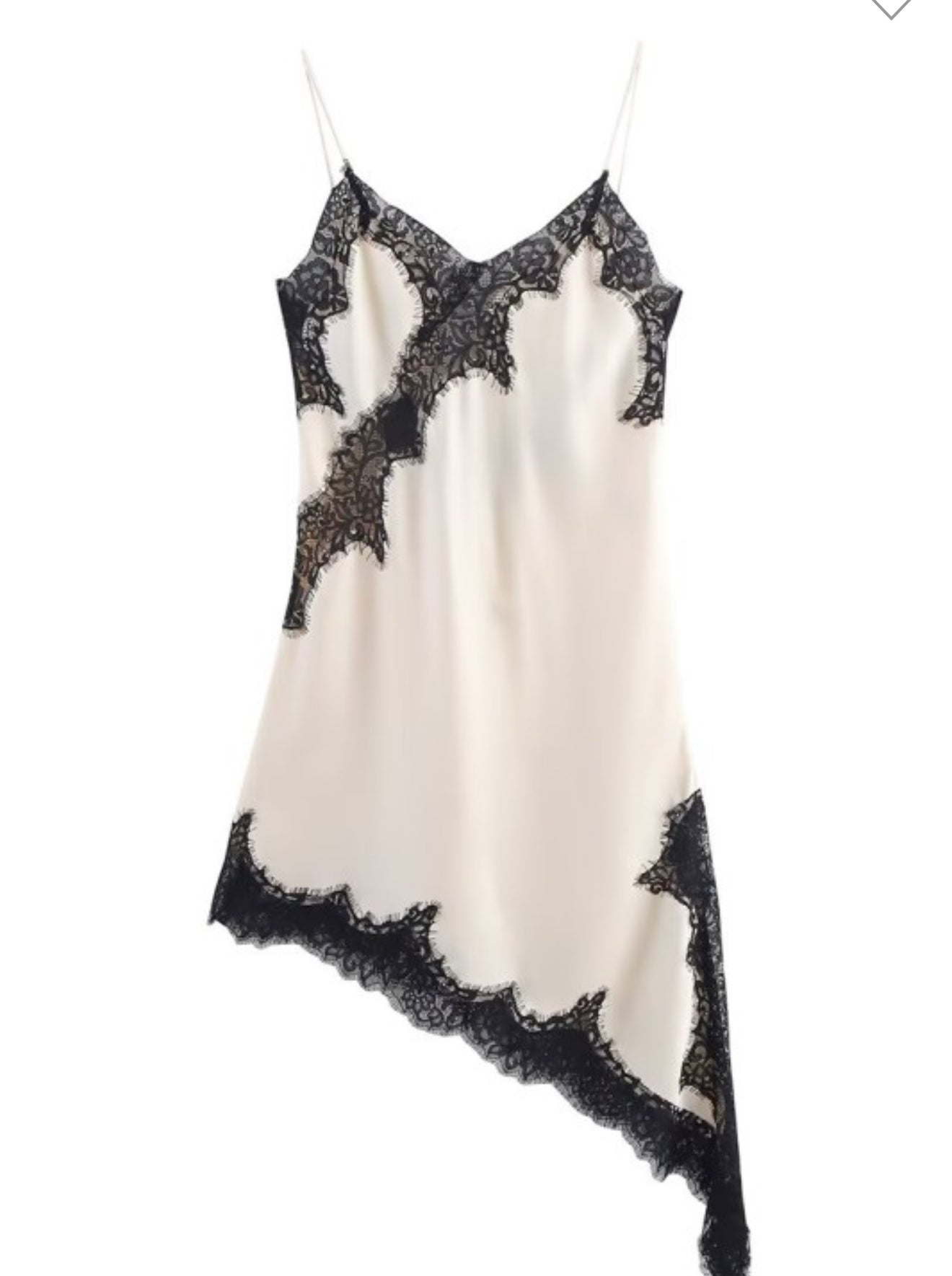 Satin Lace mini dress