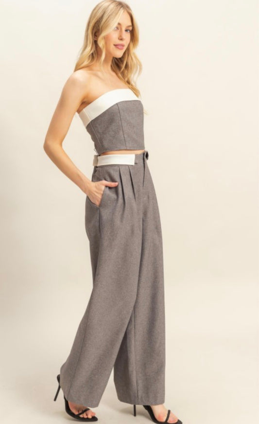 Charcoal Pant Set
