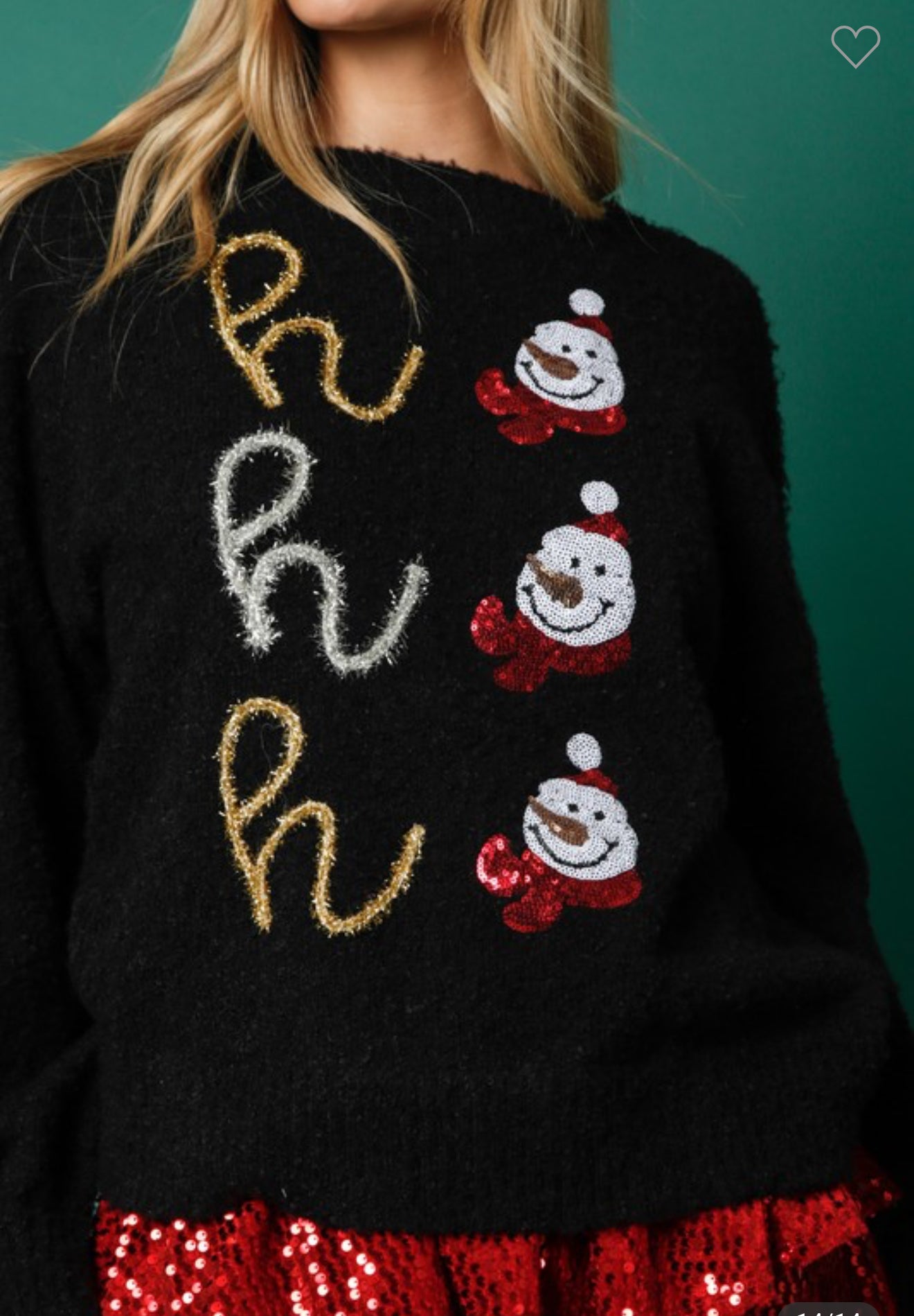Ho ho ho  ⛄️ sequin Sweater