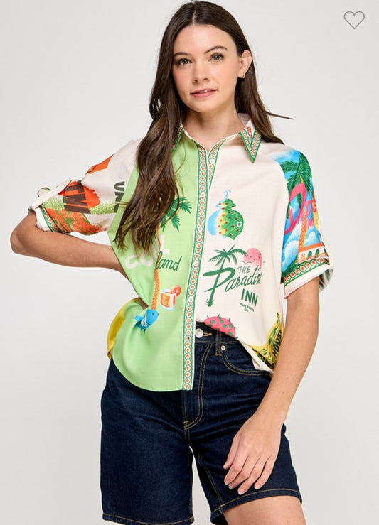 Paradise Beach Blouse