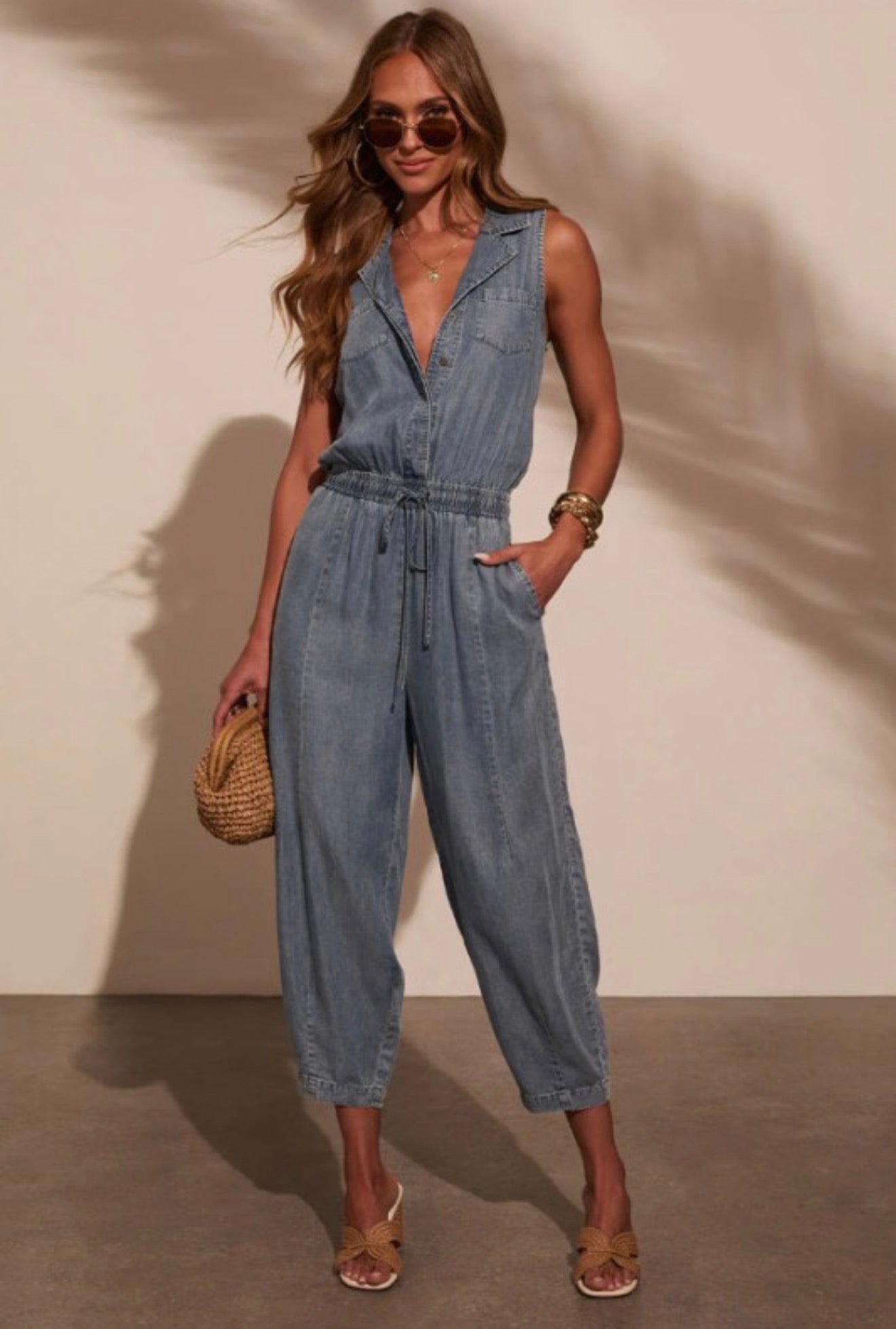 Denim Riviera Jumpsuit 🤍