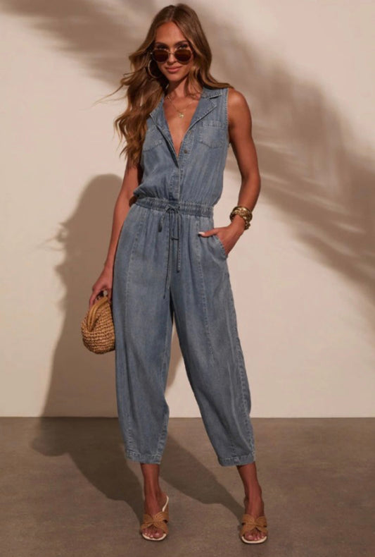 Denim Riviera Jumpsuit 🤍