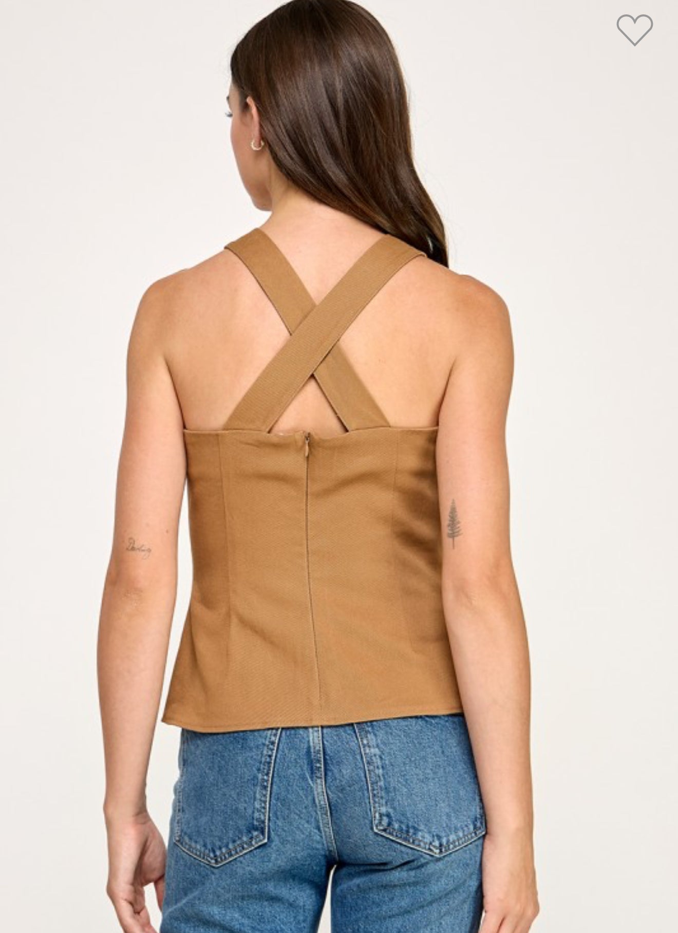 Camel Gold Details Top