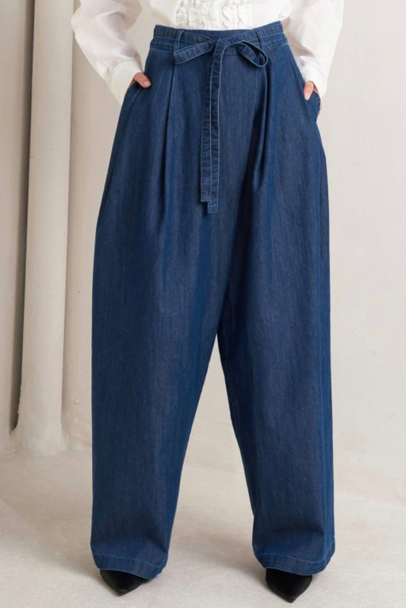 Palermo Midnight Pleated Jeans