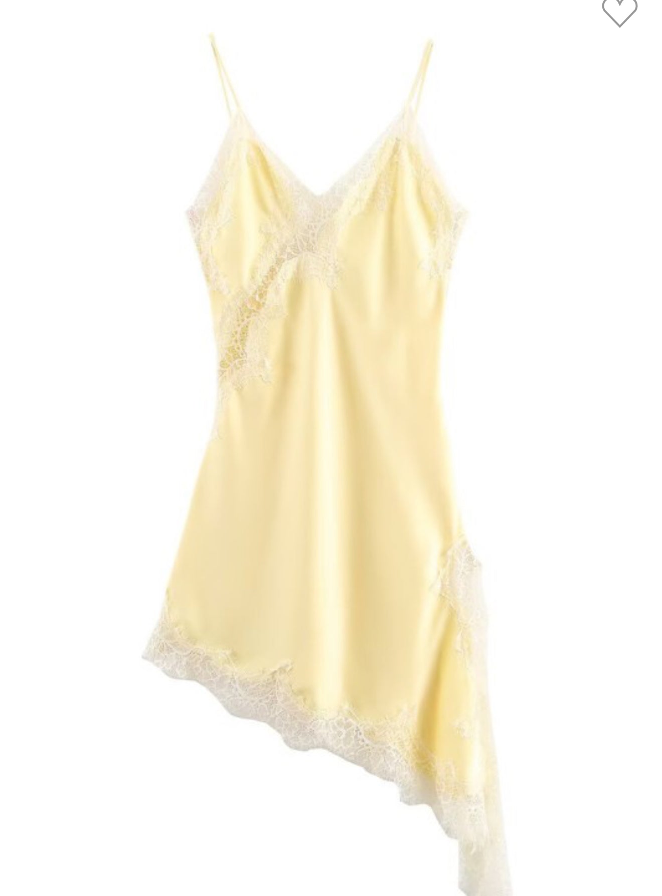 Satin Lace mini dress