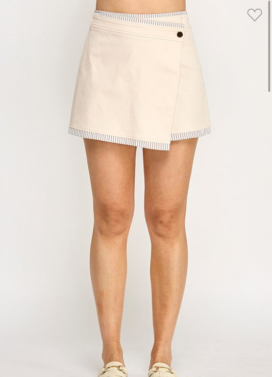 Beige Skort