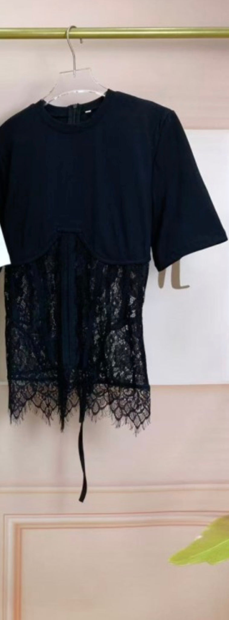 Black lace Top
