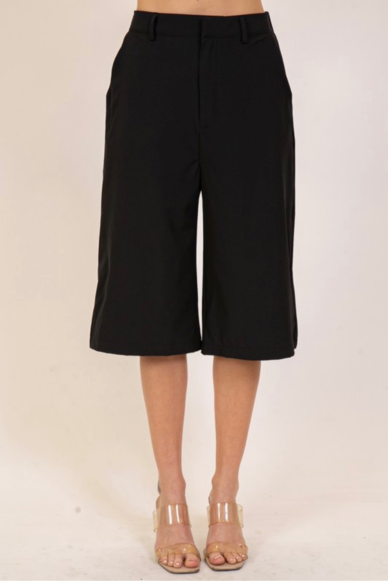 Black Bermuda Pants