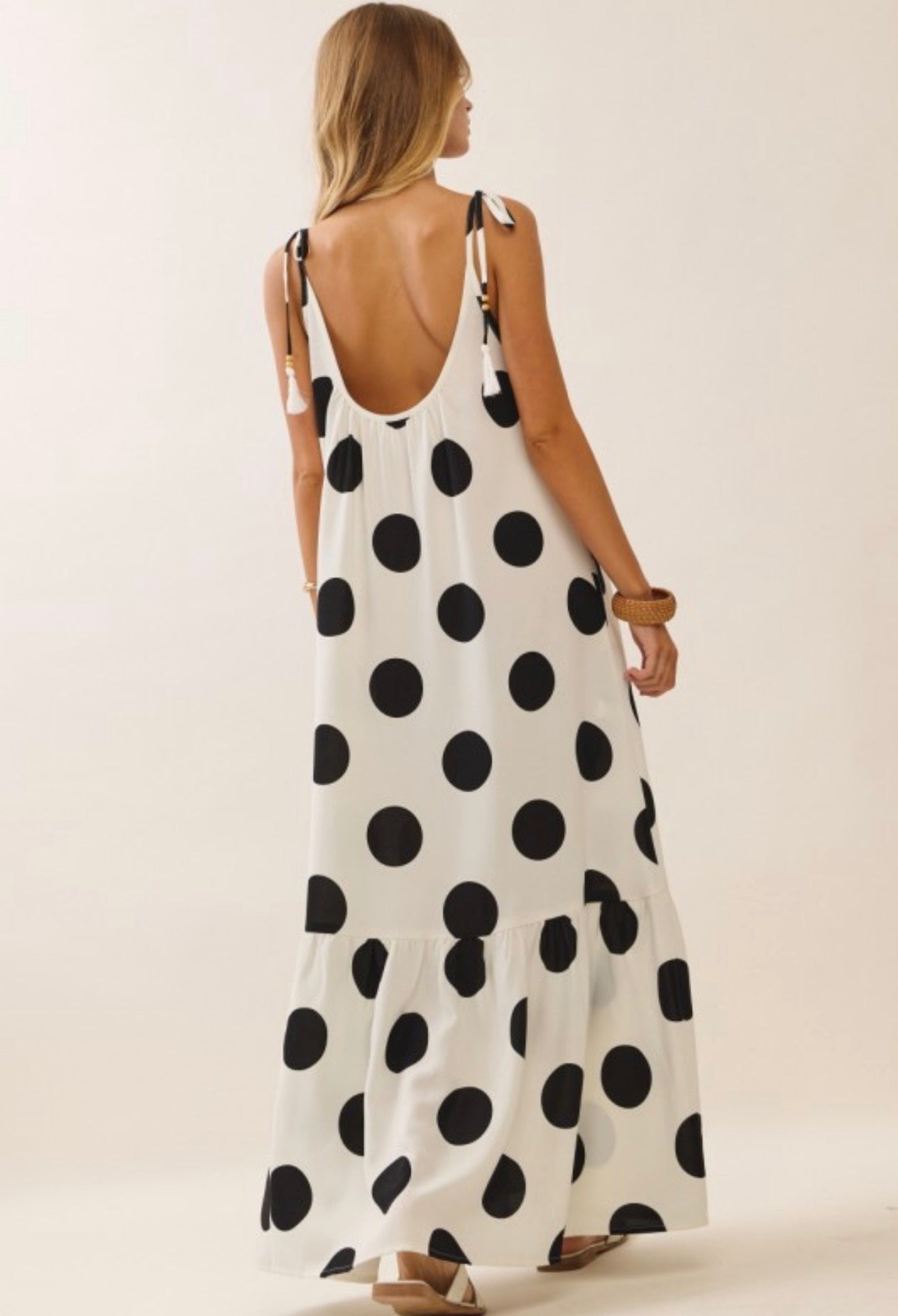 Polka Dot Loose Maxi