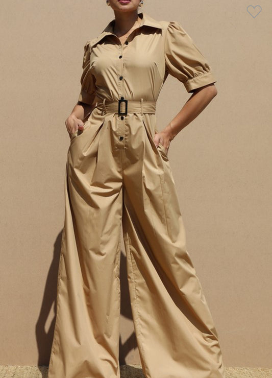 Mocha Jumpsuit