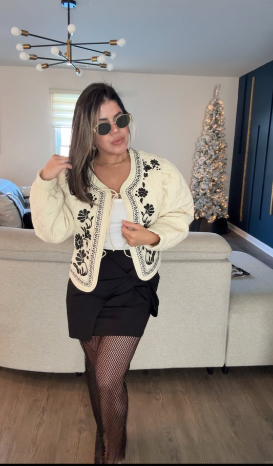 Black Bow Stunning Midi Skirt