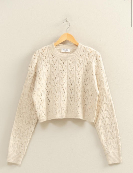 Bone white Sweater