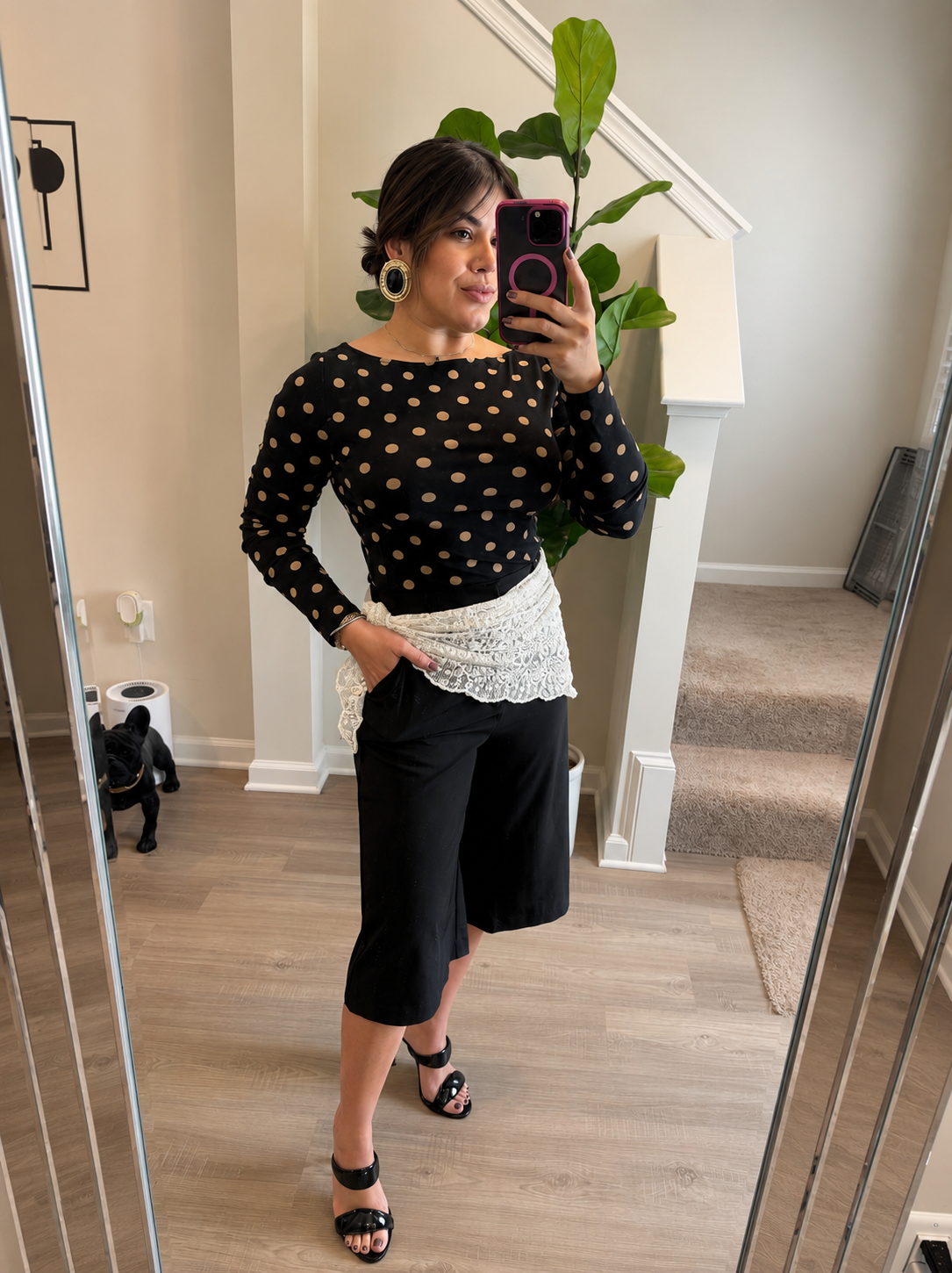 Black Bermuda Pants