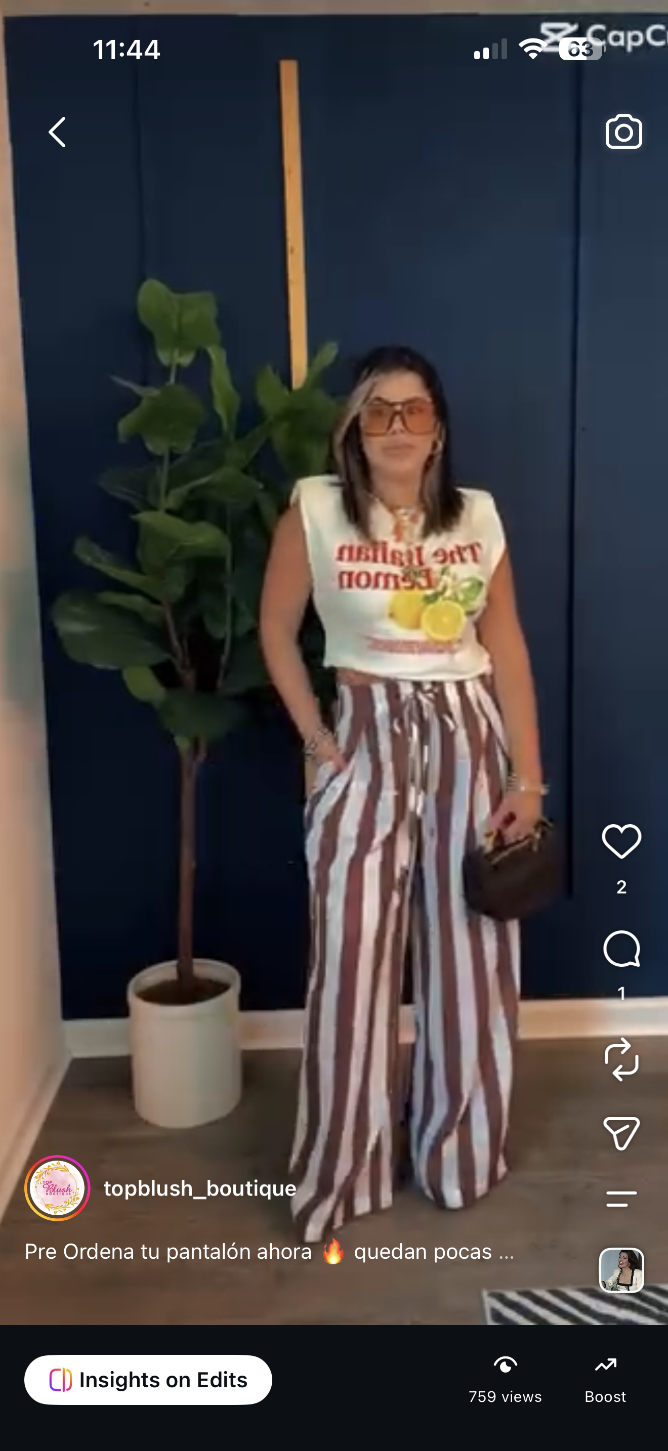 Lemon Shoulder pads top