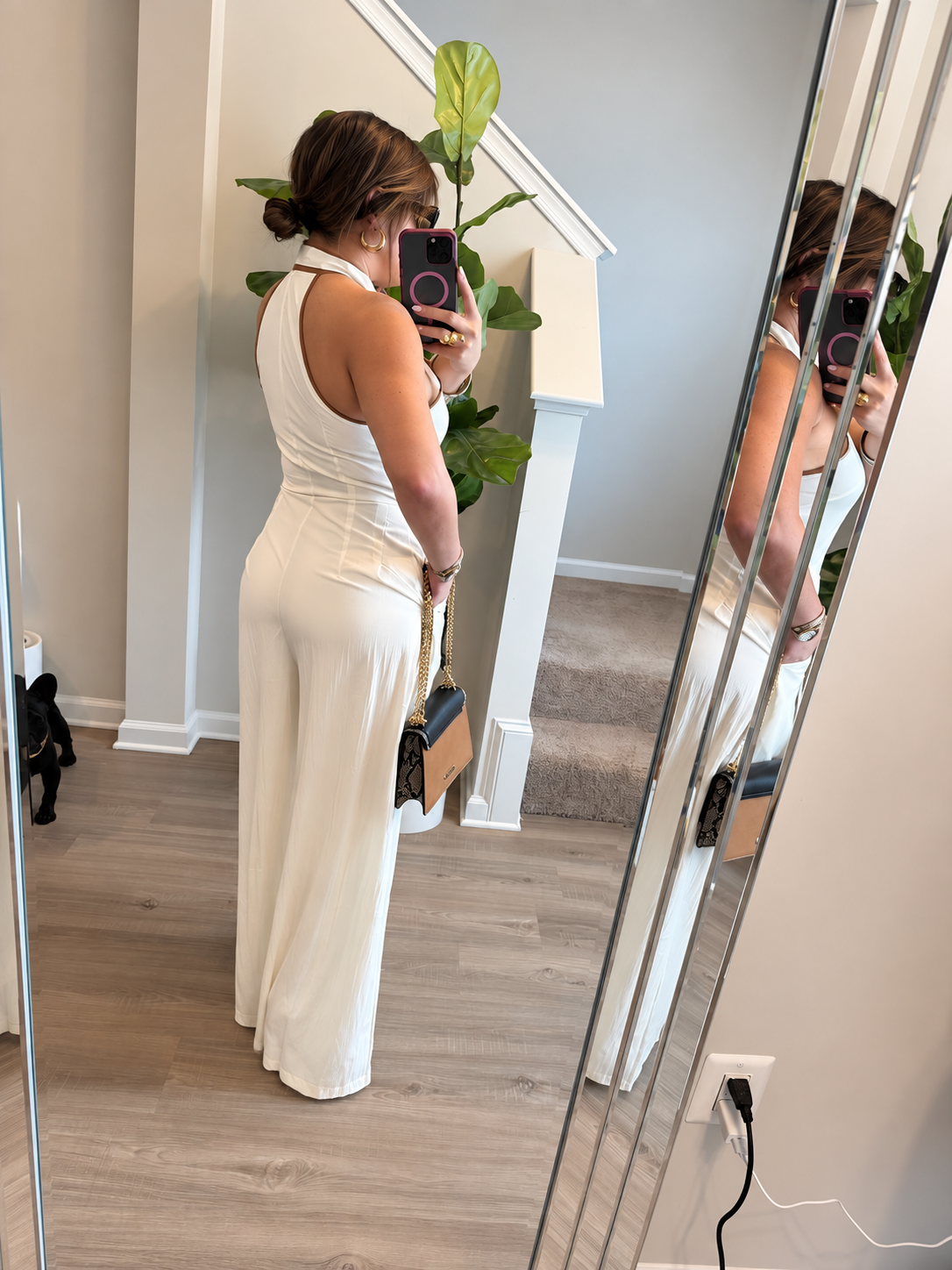 Camel Luxe Escape Jumpsuit