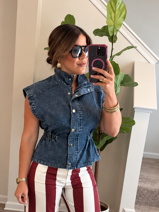 PRE ORDER ‼️ Merlot Stripe Pants